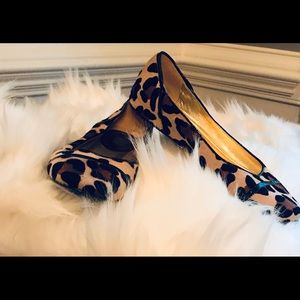 Coach ballet flat animal print shoe size 7